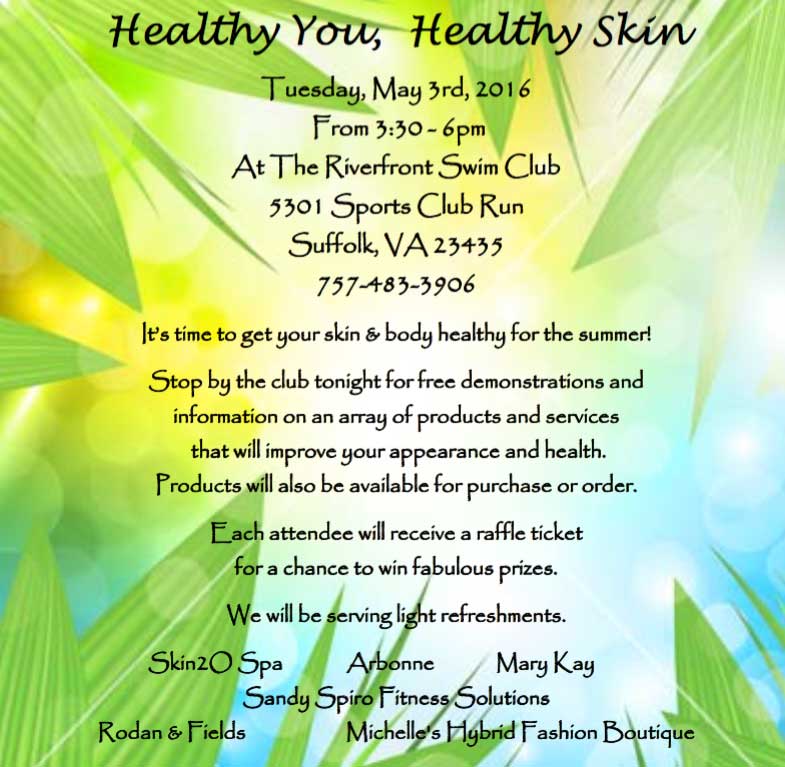 Healthy Skin Healthy You 2016