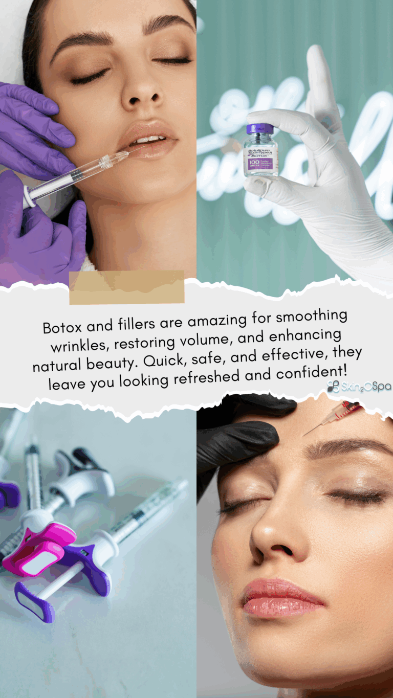 Injections like Botox and dermal fillers
