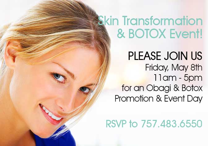 Skin Transformation & BOTOX Event – May 8th, 2015